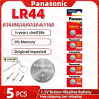 Panasonic 2-50PCS AG13 battery A76 LR44 357 SR1154 SR44 LR 44 1.5V Alkaline Batteries For Watch Calculator Toy Button Coin Cell