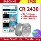 2-50pcs NEW CR2430 3V Lithium Battery CR 2430 DL2430 BR2430 Button Coin Batteries for Key Fob Watch Alarm Clock Remote Control