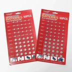 50PCS 1.55V AG13 pila LR44 L AG1 AG3 AG4 AG10 AG12 SR44 Button Batteries A76 LR1154 GP7 Cell Coin Watch Toys Remote Battery