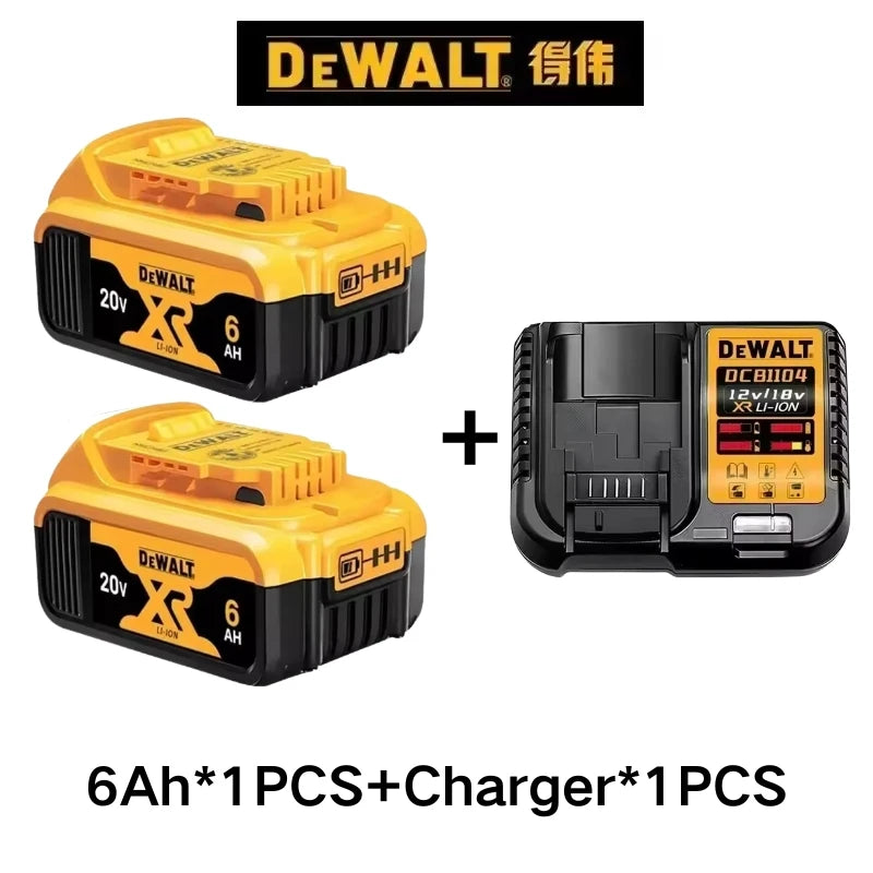 DEWALT original battery, 20V, 6AH, rechargeable lithium-ion battery, DEWALT，DCB115，DCB69 DCB118， Fast charging, tool battery 20V