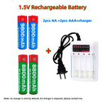 NEW 8800mAh/9800mAh Rechargeable Battery AA/AAA  Alkalinity Battery 1.5V AA/AAA Battery for Clocks Mice Computers Toys So on