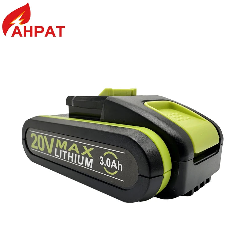 3Ah-12.8Ah 20V lithium battery for Worx WA3551 WA3551.1 WA3553 WA3641 WG629E WG546E WU268 WX678 WX550.9 WX550.2 WX550 worx Tools
