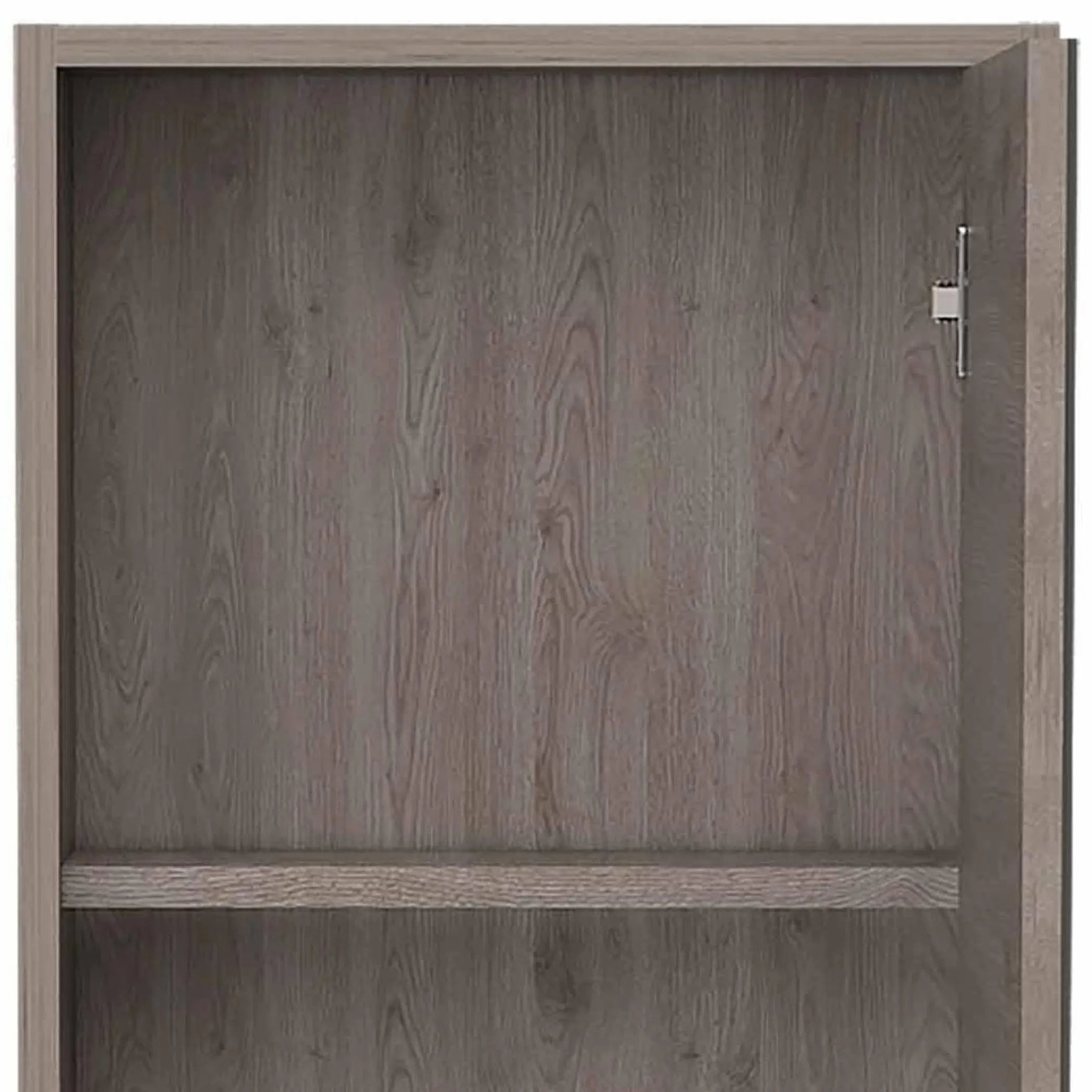 18" Light Gray Wood Floating Double Door Bathroom Vanity And Medicine Cabinet With Mirror