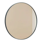 Metal Round Framed Bathroom Vanity Mirror