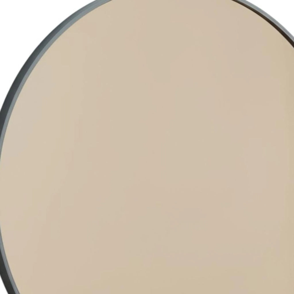 Metal Round Framed Bathroom Vanity Mirror