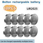 2-10PCS LIR2032 LIR2025 LIR2016 Rechargeable Battery CR2032 CR2025 CR2016  Lithium charging Can Replace CR2032 for watches