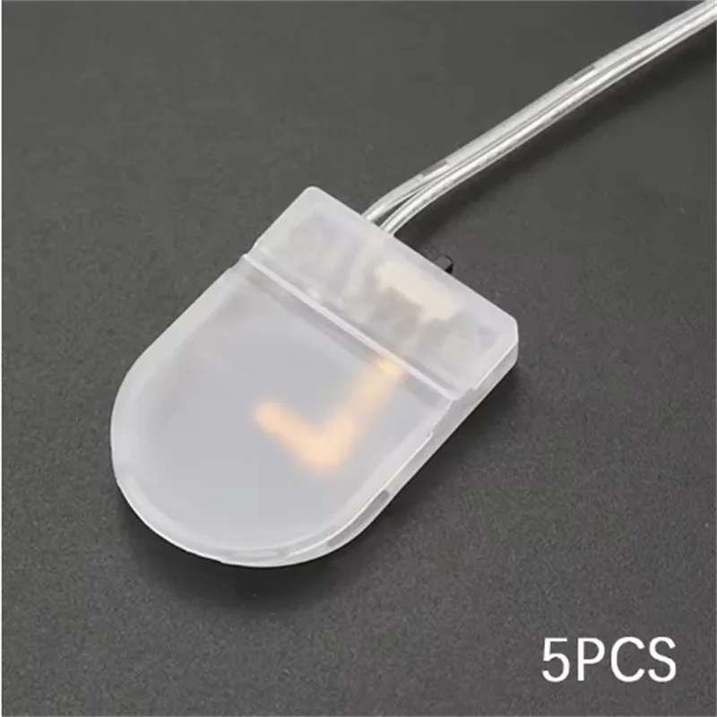 5PCS Single Slot CR2032 CR 2032 Button Coin Cell Battery Holder Case Cover With ON-OFF Switch leads Wire 3V Battery Box