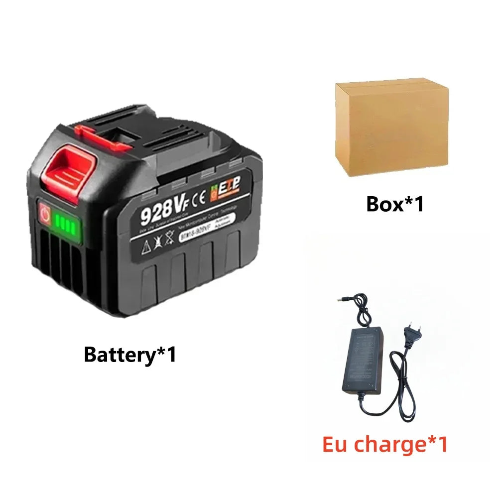 928VF 20V 22500mAh High Capacity Rechargeable Lithium Ion Battery for Electric Chainsaw Electric Drill Wrench Power Tool