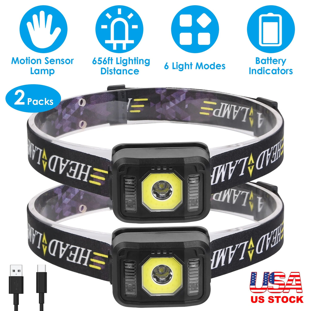 2Packs Rechargeable Motion Sensor
