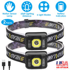 2Packs Rechargeable Motion Sensor