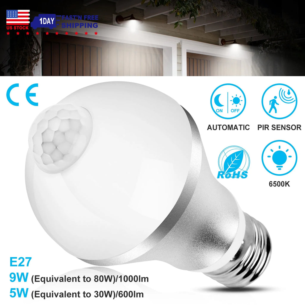 E27 Motion Sensor Light Bulb