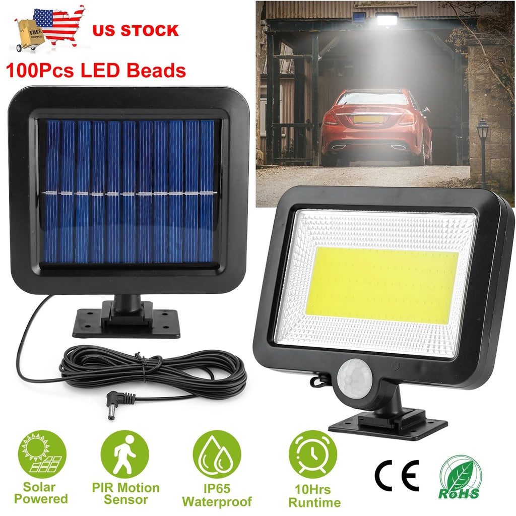Solar Powered Wall Lights Outdoor 100 LED