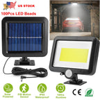 Solar Powered Wall Lights Outdoor 100 LED