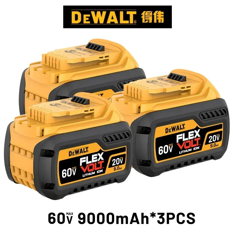 DEWALT 9.0AH, 20V maximum 60V maximum lithium-ion battery, suitable for DCB204, DCB205, DCB206, DCB609, DCB184, DCB200 DeWalt
