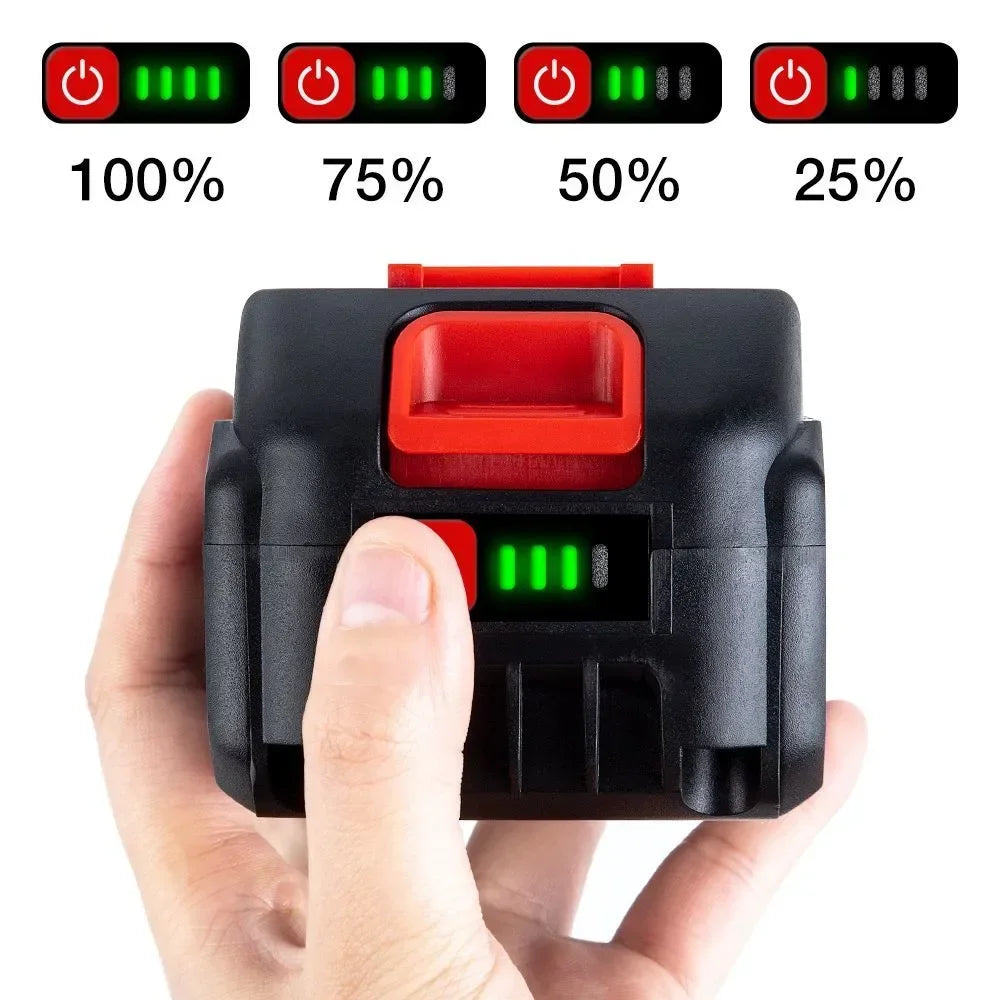 21V Rechargeable Lithium Battery,High Capacity Cordless Electric Power Tool Battery for Makita 18V Tool Replacement Battery