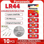 Panasonic 2-50PCS AG13 battery A76 LR44 357 SR1154 SR44 LR 44 1.5V Alkaline Batteries For Watch Calculator Toy Button Coin Cell