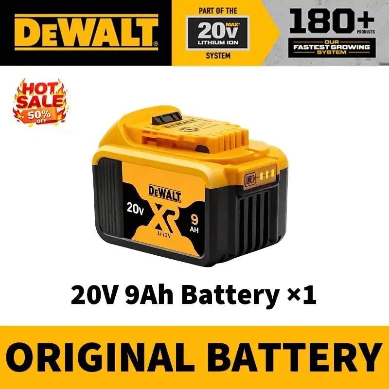 Original DEWALT 20V 5Ah Lithium Battery DCB805 with Full Protection & Long Lifespan Fast Charging 9Ah,6Ah,5Ah,2Ah High Capacity