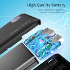 10000mAh two usb digital display power bank