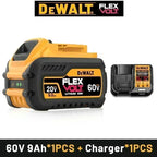 DEWALT 9.0AH, 20V maximum 60V maximum lithium-ion battery, suitable for DCB204, DCB205, DCB206, DCB609, DCB184, DCB200 DeWalt