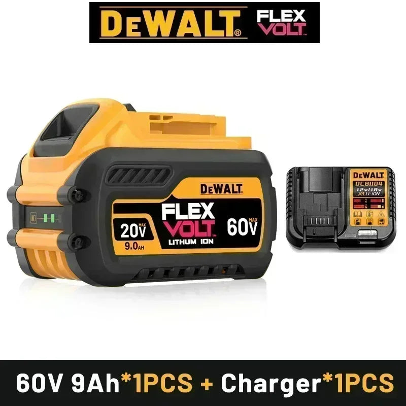DEWALT 9.0AH, 20V maximum 60V maximum lithium-ion battery, suitable for DCB204, DCB205, DCB206, DCB609, DCB184, DCB200 DeWalt