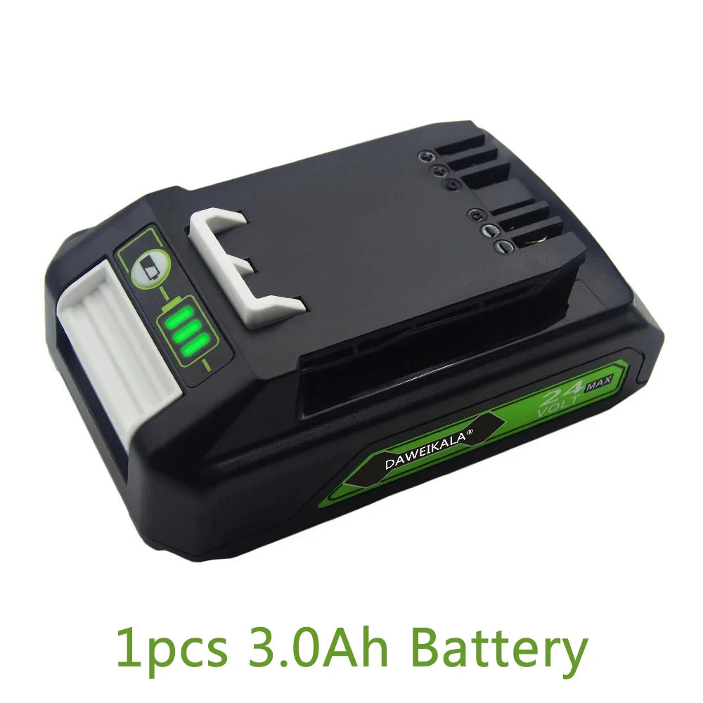 For Greenworks 24V 6.0Ah Lithium Battery for Greenworks 24V 48V Tools MO24B410 MO48L4211 HT24B210 21342