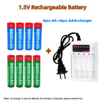 NEW 8800mAh/9800mAh Rechargeable Battery AA/AAA  Alkalinity Battery 1.5V AA/AAA Battery for Clocks Mice Computers Toys So on
