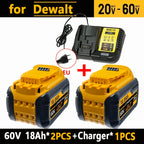 for DEWALT 18.0AH, 20V maximum 60V maximum lithium-ion battery, suitable for DCB204, DCB205, DCB206, DCB609, DCB184, DCB200