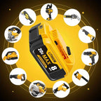 8.0Ah 20V Lithium-Ion Replacement Batteries for Dewalt Cordless Tools - Compatible with DCB200, DCB205, DCB206 & More