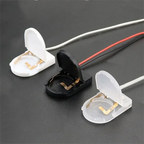 5PCS Single Slot CR2032 CR 2032 Button Coin Cell Battery Holder Case Cover With ON-OFF Switch leads Wire 3V Battery Box