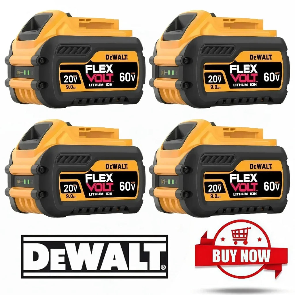 DEWALT 9.0AH, 20V maximum 60V maximum lithium-ion battery, suitable for DCB204, DCB205, DCB206, DCB609, DCB184, DCB200 DeWalt