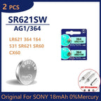 Original For SONY 364 SR621SW SR60 1.55V Button Battery For Watch Toys Remote Cell Coin Batteries