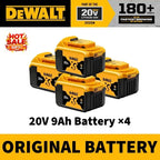 Original DEWALT 20V 5Ah Lithium Battery DCB805 with Full Protection & Long Lifespan Fast Charging 9Ah,6Ah,5Ah,2Ah High Capacity
