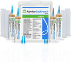 Advion Cockroach Gel Bait – German Roach Insect Pest Control, Roach Killer Gel for American, German and Other Major Cockroach Species, Indoor and Outdoor Use, 4 Tubes x 30 Grams with 4 Plungers and 4 Tips