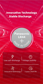 Panasonic 2-50PCS AG13 battery A76 LR44 357 SR1154 SR44 LR 44 1.5V Alkaline Batteries For Watch Calculator Toy Button Coin Cell