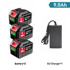 21V Rechargeable Lithium Battery,High Capacity Cordless Electric Power Tool Battery for Makita 18V Tool Replacement Battery