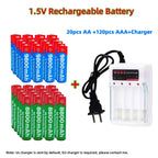 NEW 8800mAh/9800mAh Rechargeable Battery AA/AAA  Alkalinity Battery 1.5V AA/AAA Battery for Clocks Mice Computers Toys So on