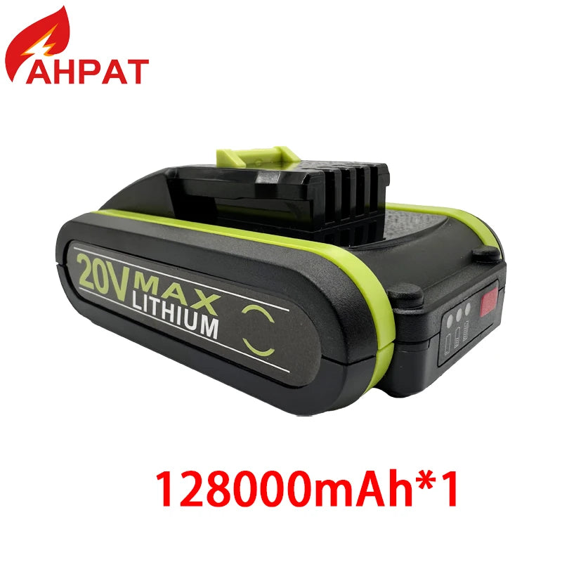 3Ah-12.8Ah 20V lithium battery for Worx WA3551 WA3551.1 WA3553 WA3641 WG629E WG546E WU268 WX678 WX550.9 WX550.2 WX550 worx Tools