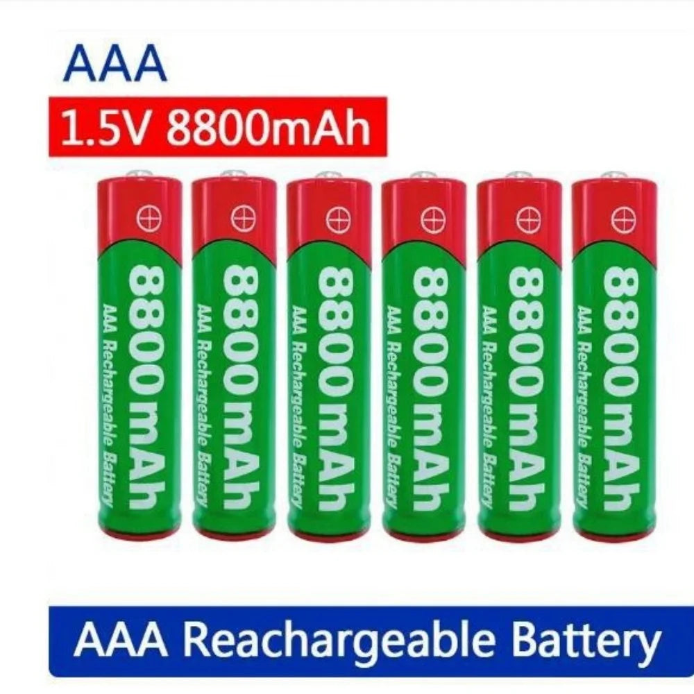 NEW 8800mAh/9800mAh Rechargeable Battery AA/AAA  Alkalinity Battery 1.5V AA/AAA Battery for Clocks Mice Computers Toys So on