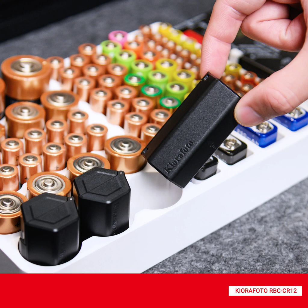 2/4 Pack Upgrade Coin Cell Battery Organizer for 24/48 x CR2032/CR2025/CR2016 Batteries， Allow to fit in Standard D Battery Slot