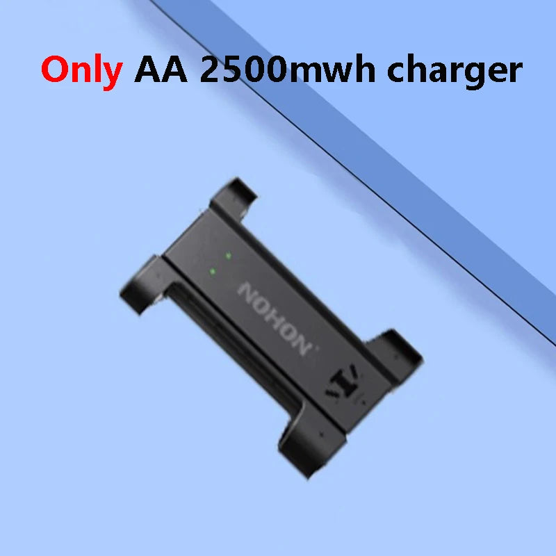 NOHON 1.5V AA 3600mWh/AAA 1300mWh Rechargeable Battery for Toy Game Console Mouse Remote Control Doorbell Blood Pressure Monitor