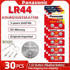 Panasonic 2-50PCS AG13 battery A76 LR44 357 SR1154 SR44 LR 44 1.5V Alkaline Batteries For Watch Calculator Toy Button Coin Cell