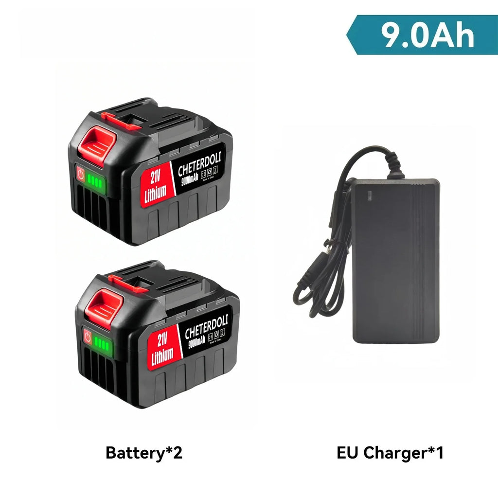 21V Rechargeable Lithium Battery,High Capacity Cordless Electric Power Tool Battery for Makita 18V Tool Replacement Battery