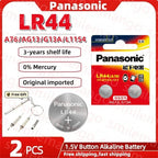 Panasonic 2-50PCS AG13 battery A76 LR44 357 SR1154 SR44 LR 44 1.5V Alkaline Batteries For Watch Calculator Toy Button Coin Cell