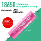18650 Lithium Battery 37V Power Torch