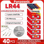 Panasonic 2-50PCS AG13 battery A76 LR44 357 SR1154 SR44 LR 44 1.5V Alkaline Batteries For Watch Calculator Toy Button Coin Cell