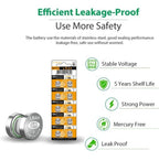 5-50pcs High Capacity LR44 Batteries L1154F AG13 SR44 A76 Premium Alkaline Battery 1.5V Button Coin Cell Battery for Calculator