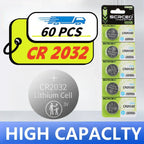 New2-50PCS CR2032 3V Lithium Battery CR 2032 Button Battery For Watch Toy Calculator Car Remote Control Button Coin Cell