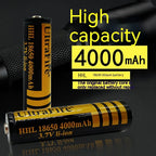 18650 Pointed Lithium Battery For Strong Light Flashlights