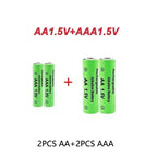 Original AA Rechargeable AAA Battery 1.5V AA 9800mAh/AAA 8800mAh for Clock Radio Video Game Digital Camera AA AAA Charger