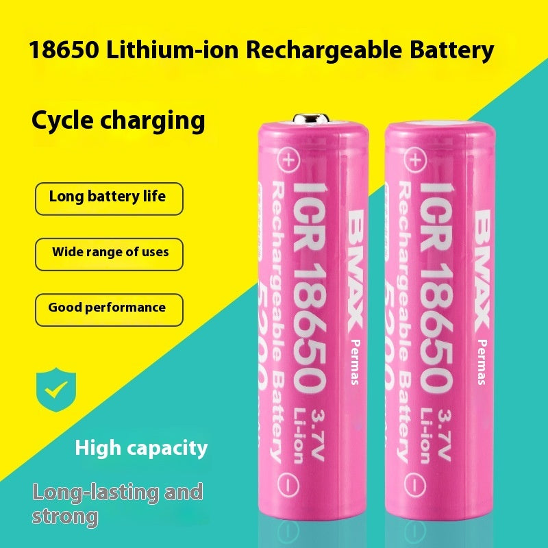 18650 Lithium Battery 37V Power Torch